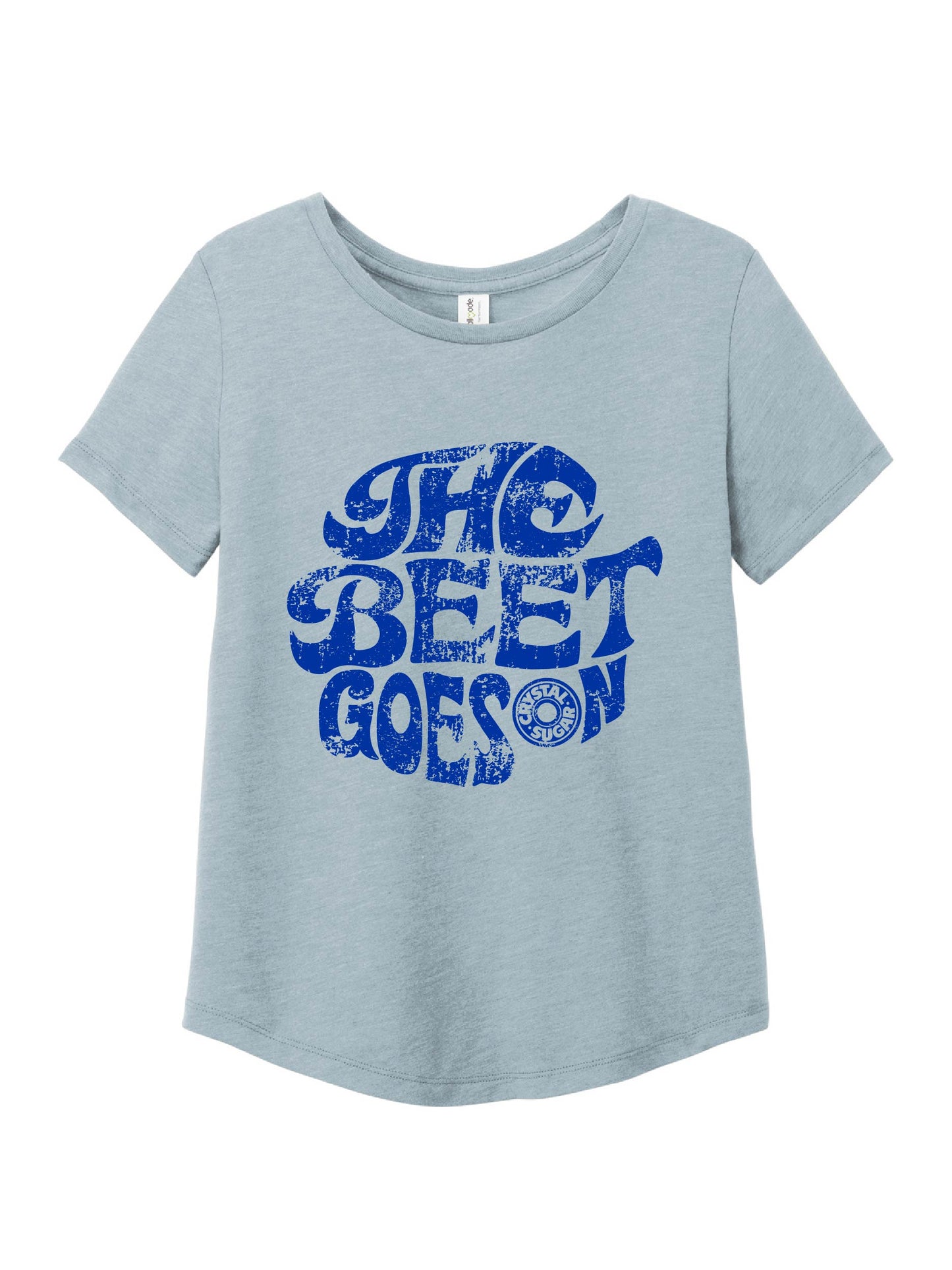 ACS725. Allmade® Women’s Relaxed Tri-Blend Scoop Neck Tee