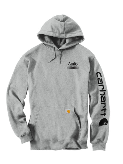 AT203. Carhartt® Midweight Hooded Logo Sweatshirt