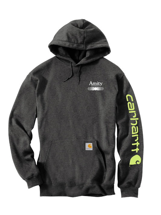 AT203. Carhartt® Midweight Hooded Logo Sweatshirt