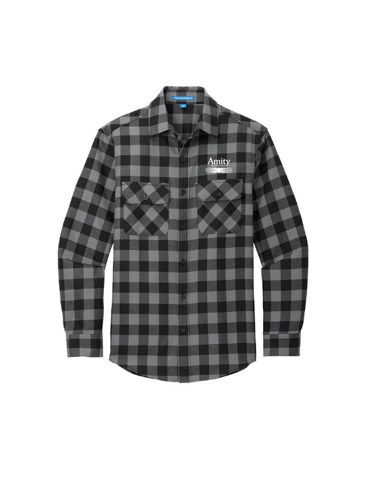 AT213. Port Authority Plaid Flannel Shirt