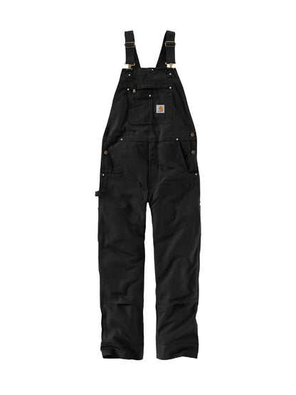 AT204. Carhartt® Duck Unlined Bib Overalls (Waist 30-40)