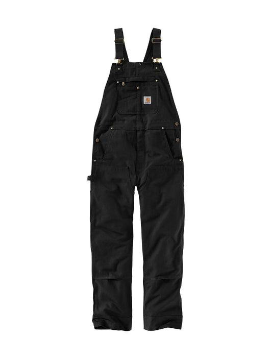 AT204. Carhartt® Duck Unlined Bib Overalls (Waist 30-40)