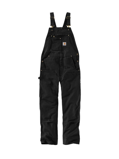 AT204B. Carhartt® Duck Unlined Bib Overalls (Waist 42-48)