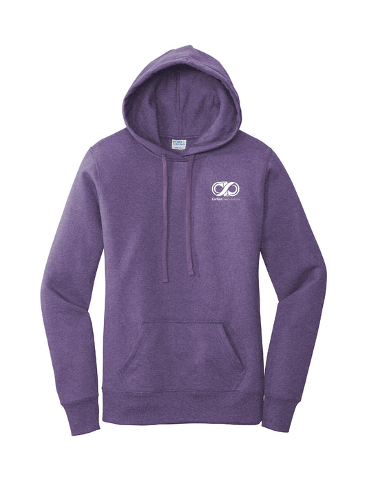 CK110. Port & Company ® Ladies Core Fleece Pullover Hooded Sweatshirt