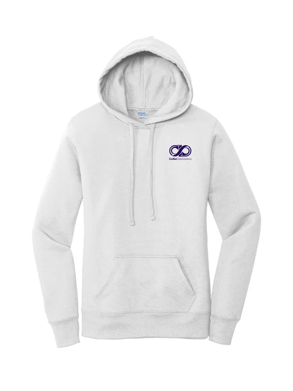 CK110. Port & Company ® Ladies Core Fleece Pullover Hooded Sweatshirt
