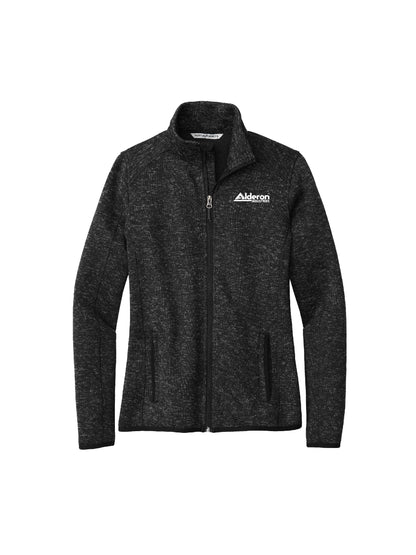 ALD104. Port Authority® Women's Sweater Fleece Jacket