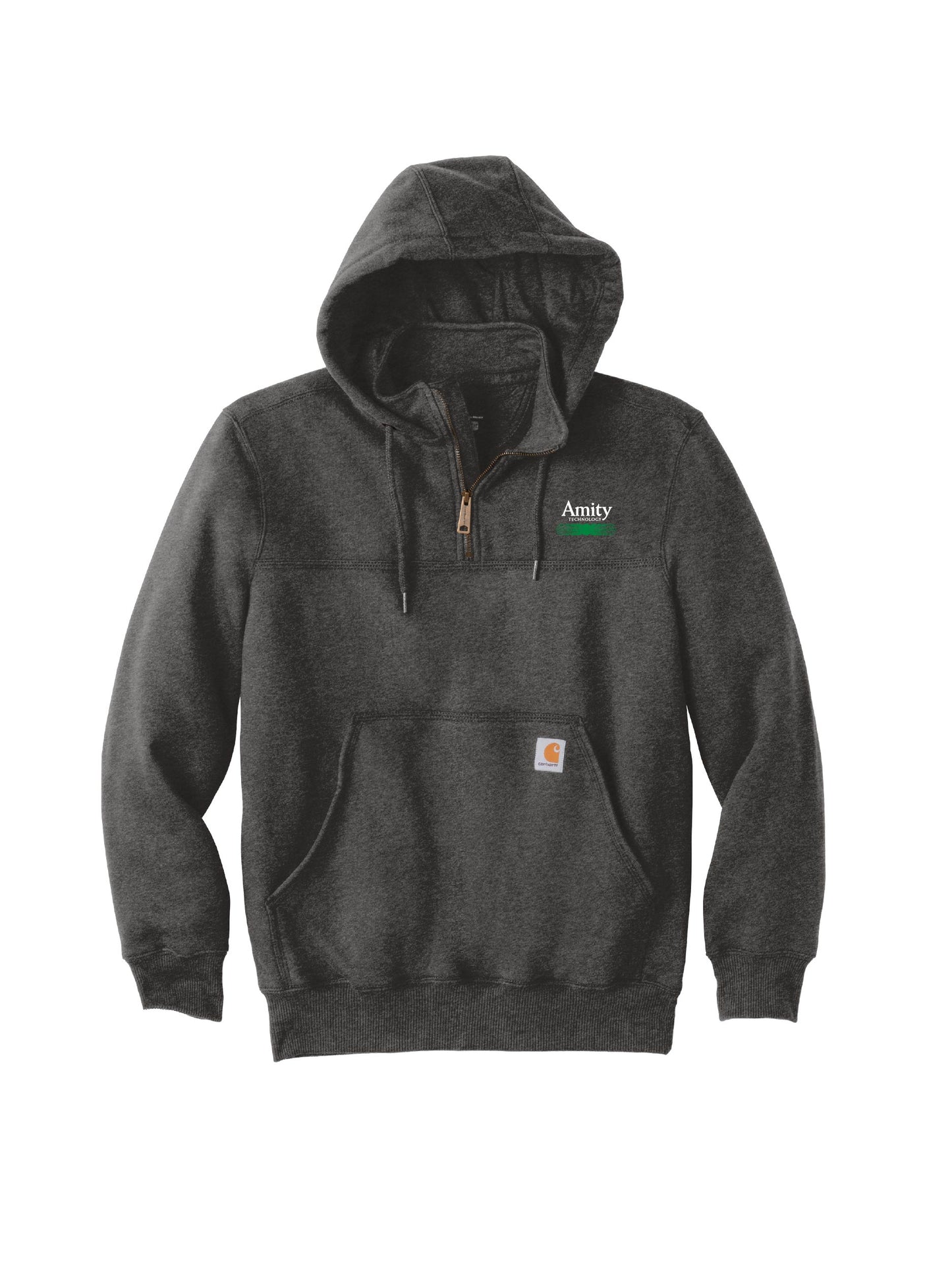 AT223. Carhartt Rain Defender Paxton Heavyweight Hooded Zip Mock Sweatshirt