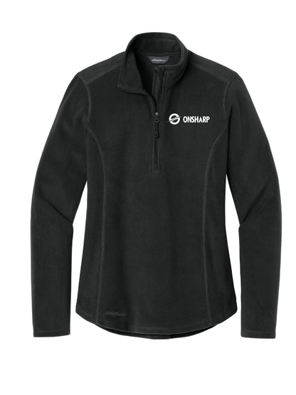 OS103. Eddie Bauer Women's 1/2 Zip Microfleece Jacket