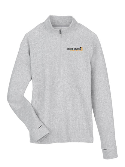 GSC139. North End Ladies' Spirit Textured Quarter-Zip