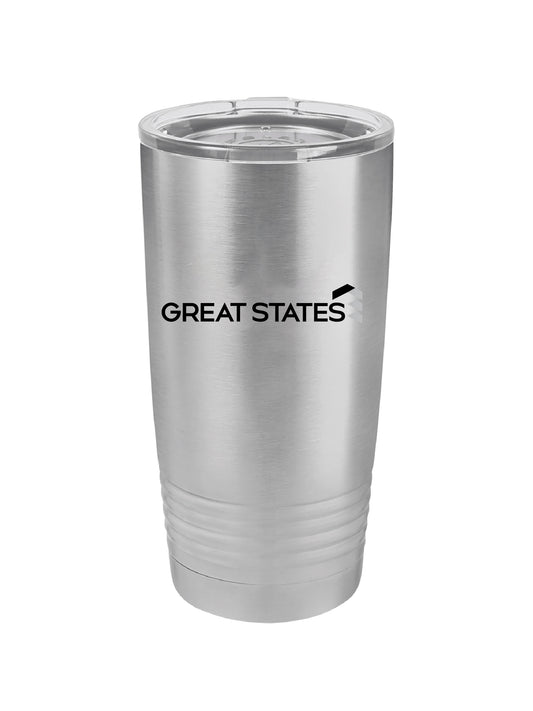 GSC516. Polar Camel 20oz  Stainless Steel Tumbler with Sliding Lid