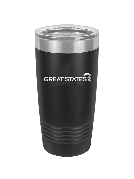 GSC516. Polar Camel 20oz  Stainless Steel Tumbler with Sliding Lid