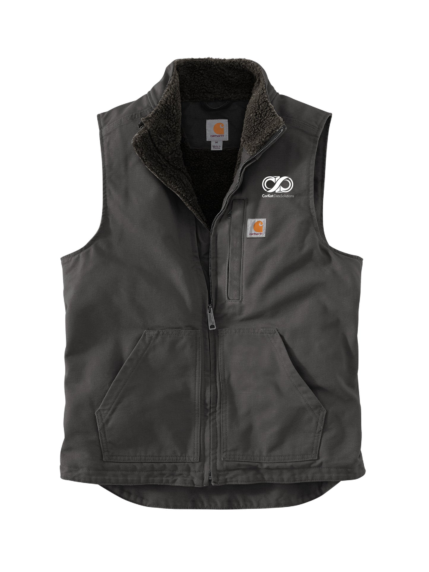 CK220. Carhartt® Sherpa-Lined Mock Neck Vest