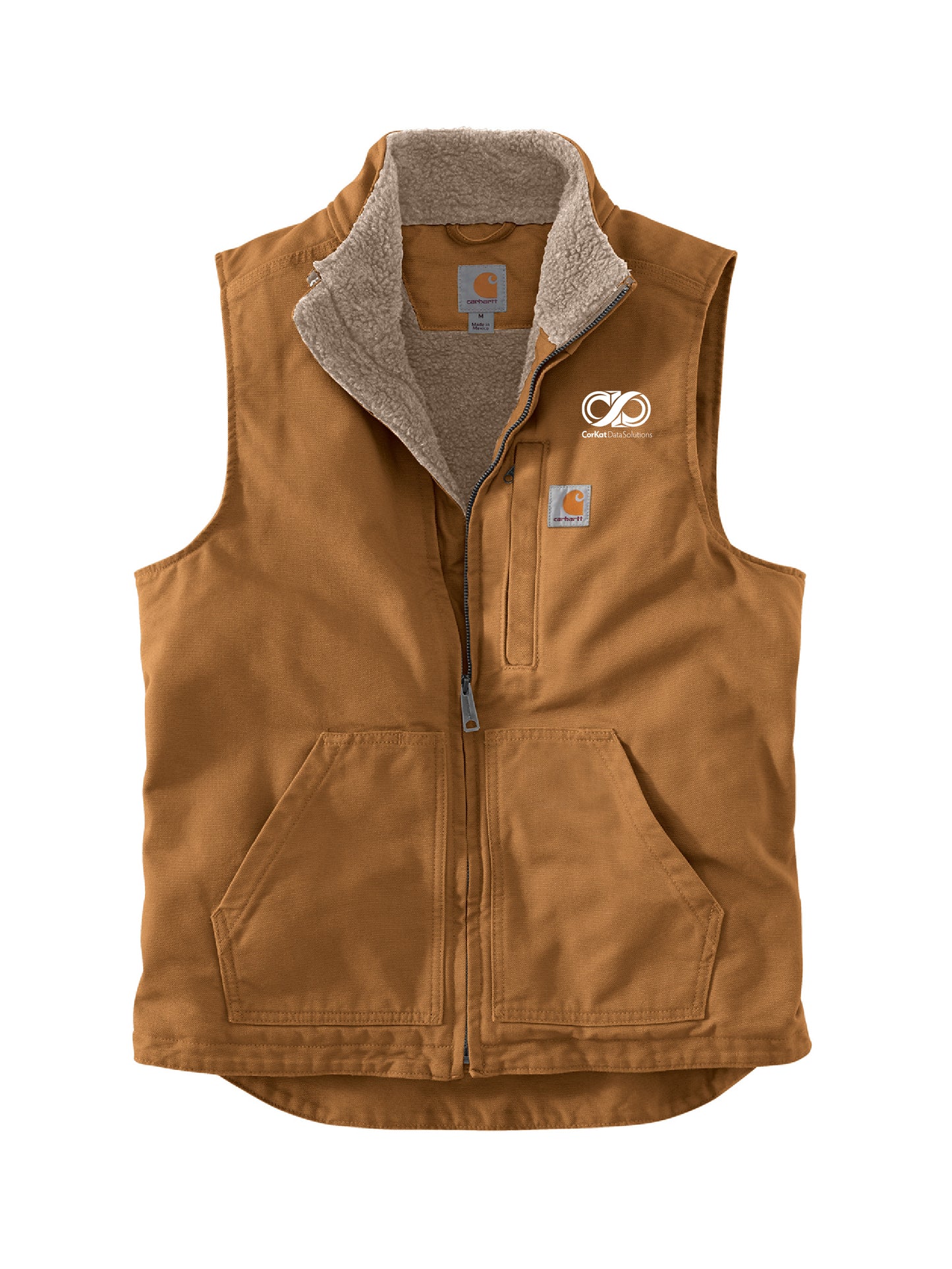 CK220. Carhartt® Sherpa-Lined Mock Neck Vest