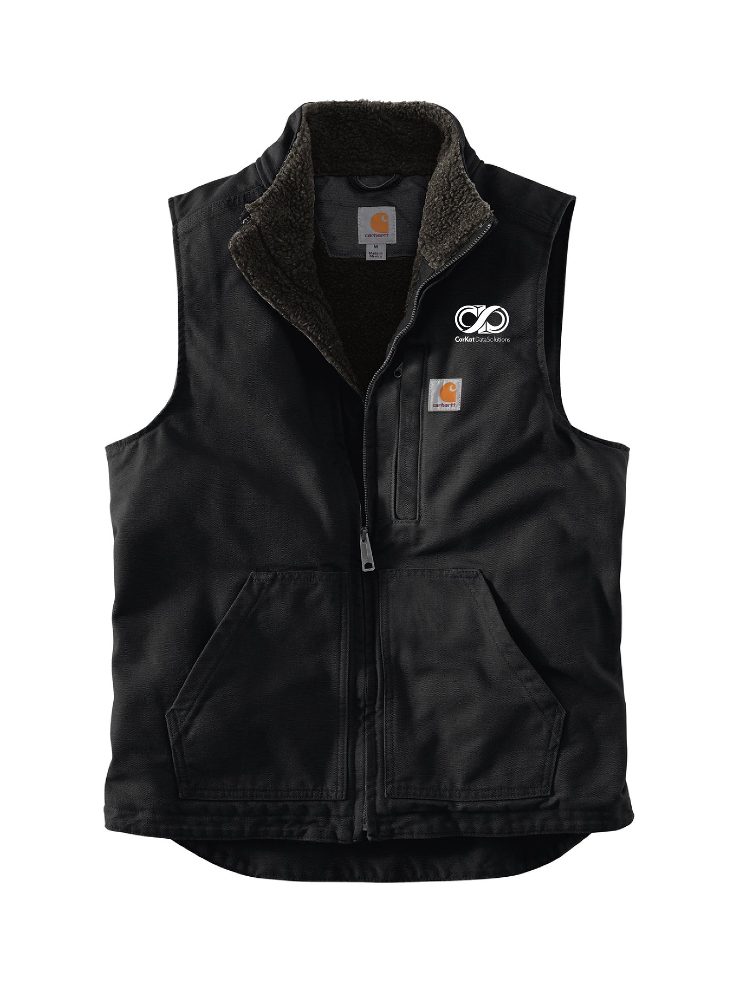 CK220. Carhartt® Sherpa-Lined Mock Neck Vest