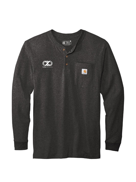 CK221. Carhartt® Long Sleeve Henley T-Shirt