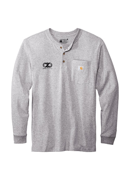 CK221. Carhartt® Long Sleeve Henley T-Shirt