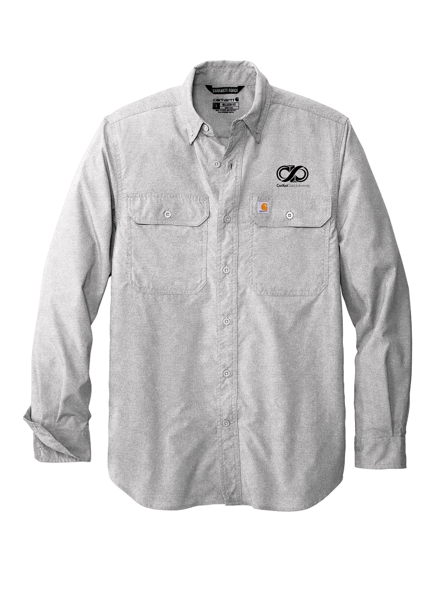 CK222. Carhartt Force® Solid Long Sleeve Shirt