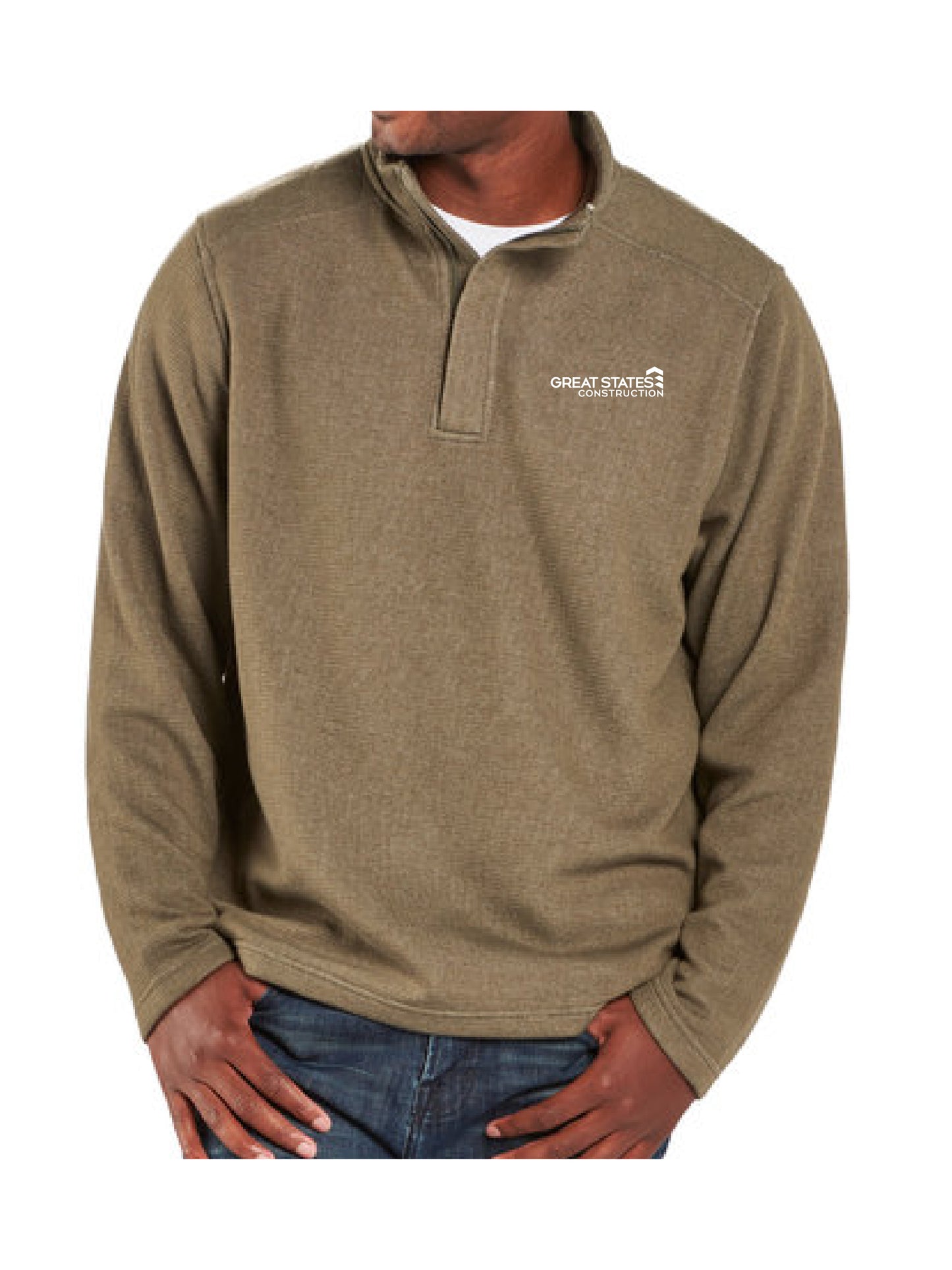 GSC250. Boxercraft Men's Sullivan Sweater Fleece Quarter-Zip Pullover