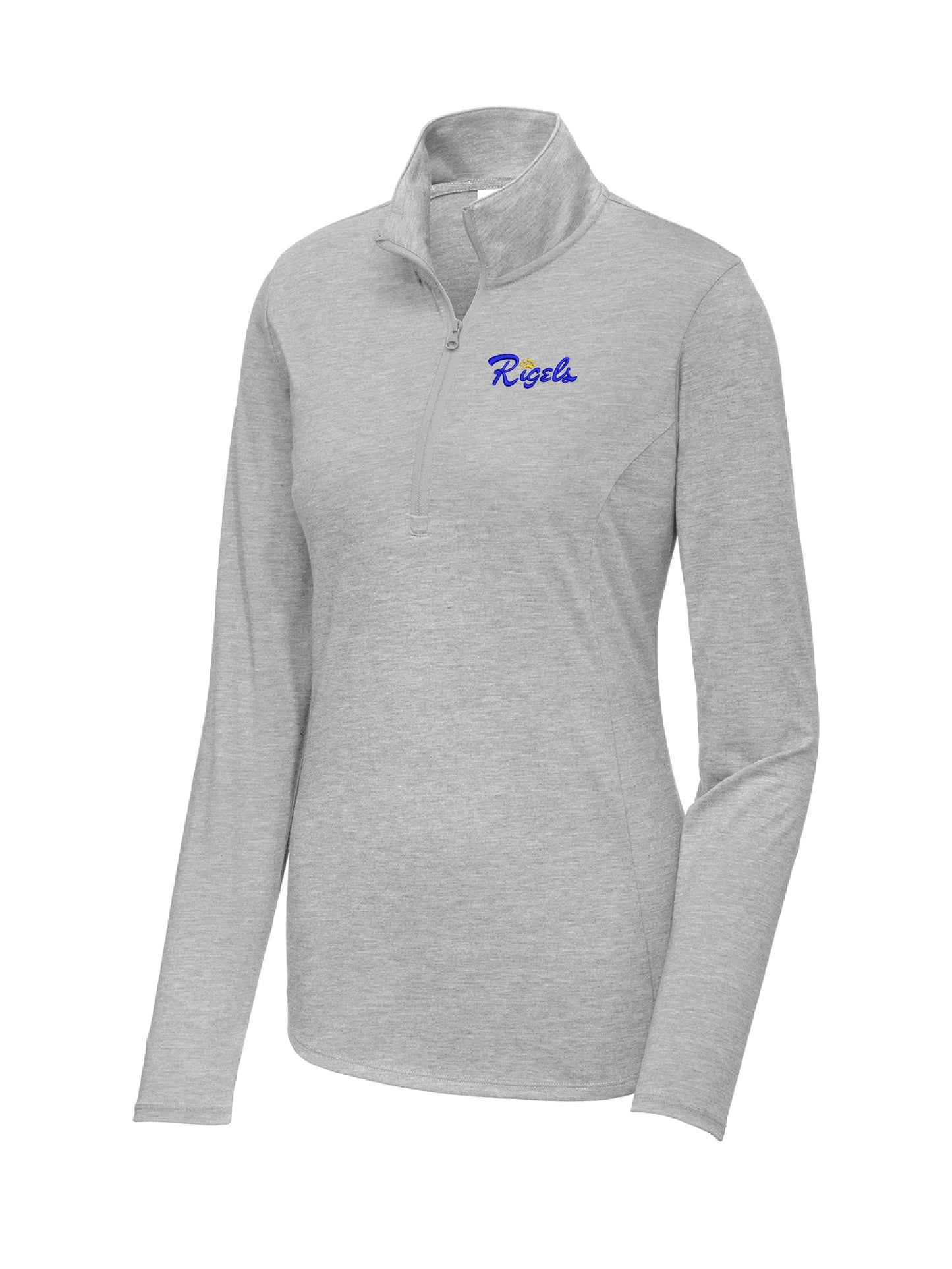 RH200. Sport-Tek® Ladies' PosiCharge® Tri-Blend Wicking 1/4-Zip Pullover Sweatshirt