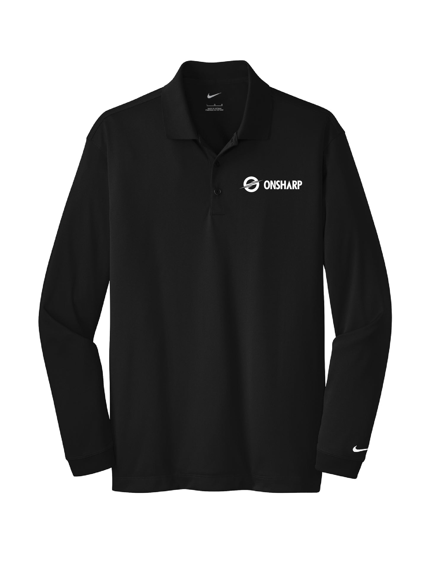 OS205. Nike Long Sleeve Dri-Fit Stretch Polo