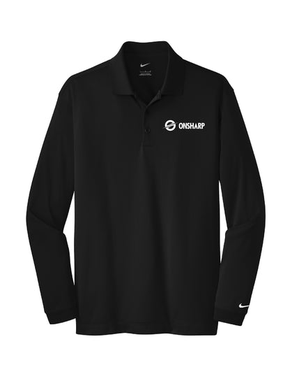 OS205. Nike Long Sleeve Dri-Fit Stretch Polo