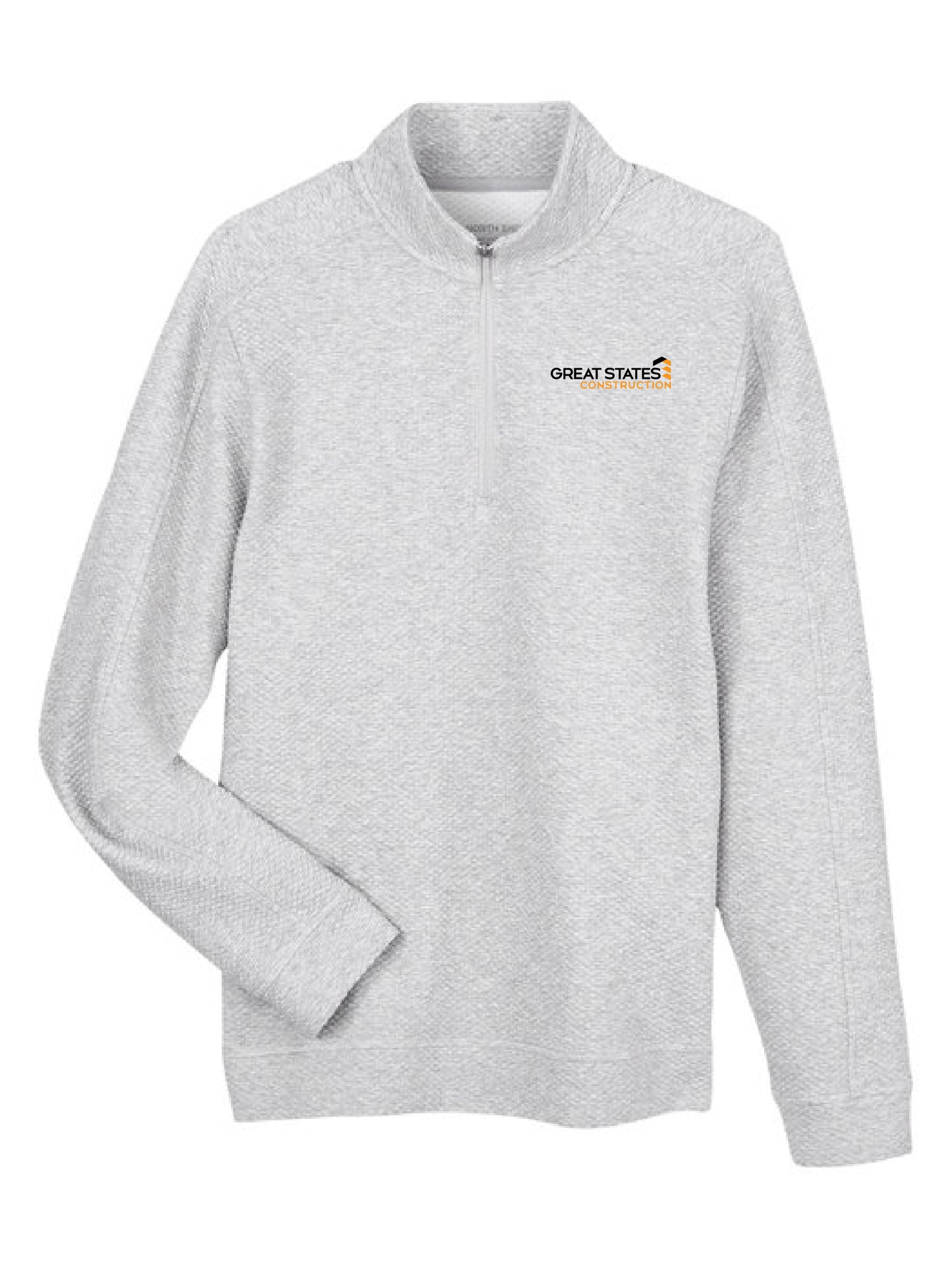 GSC252. North End Men's Spirit Textured Quarter-Zip