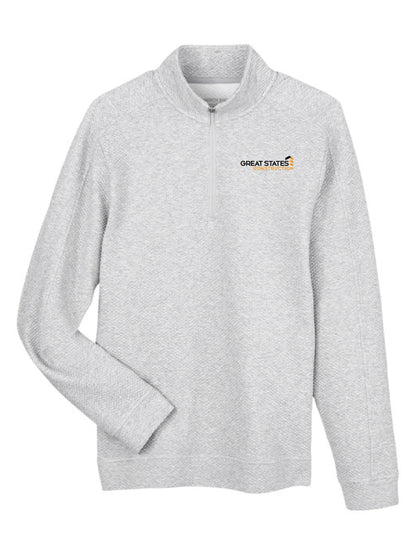 GSC252. North End Men's Spirit Textured Quarter-Zip