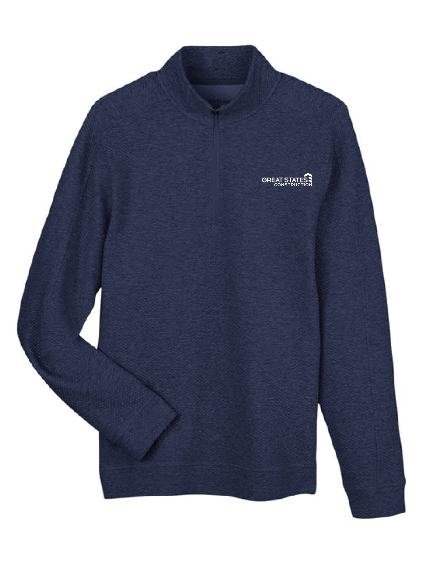 GSC252. North End Men's Spirit Textured Quarter-Zip