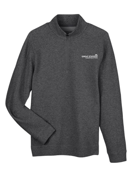GSC252. North End Men's Spirit Textured Quarter-Zip