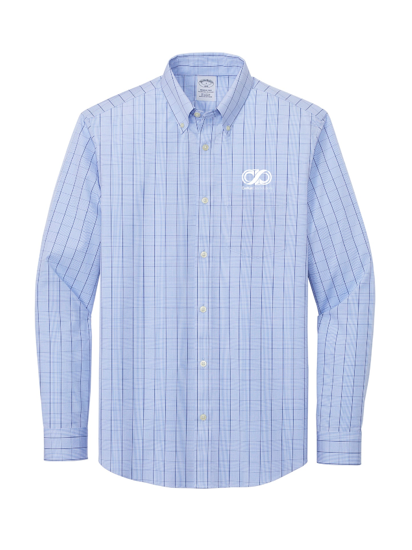 CK226. Brooks Brothers® Wrinkle-Free Stretch Patterned Shirt