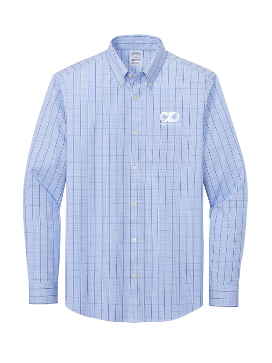 CK226. Brooks Brothers® Wrinkle-Free Stretch Patterned Shirt