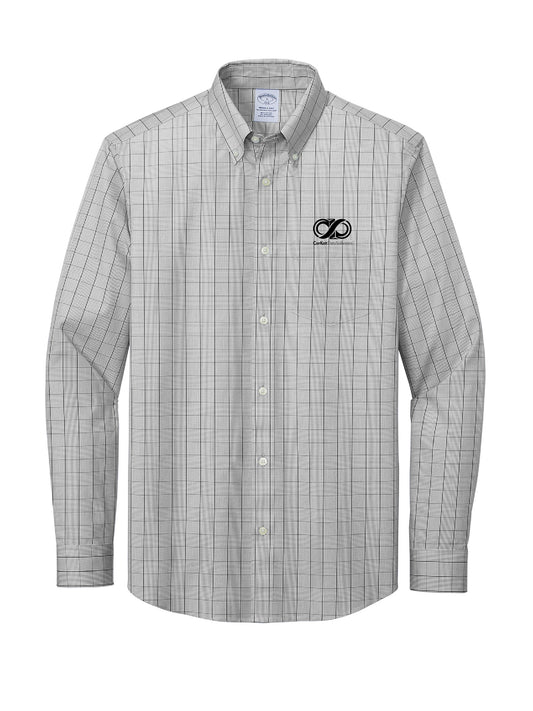 CK226. Brooks Brothers® Wrinkle-Free Stretch Patterned Shirt