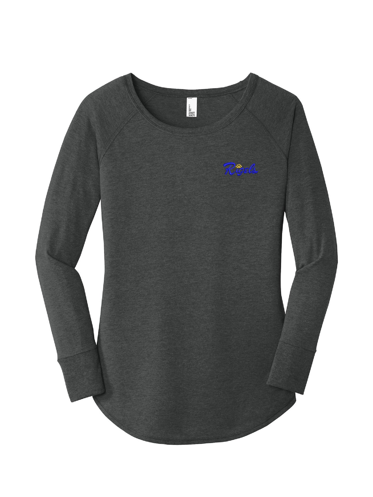 RH201. District® Women's Perfect Tri® Long Sleeve Tunic Tee