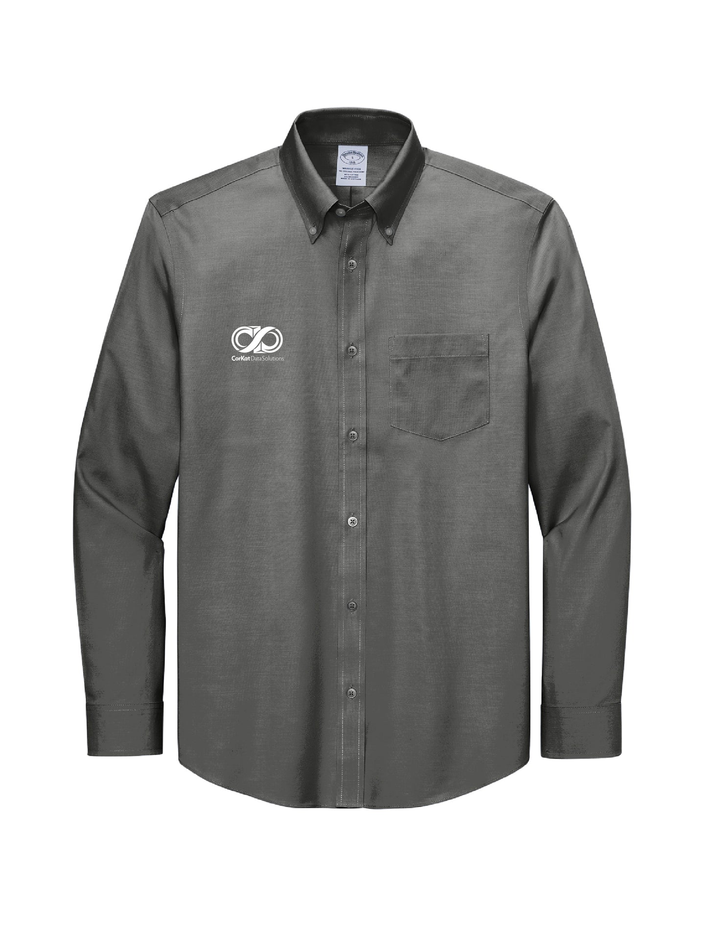 CK227. Brooks Brothers® Wrinkle-Free Stretch Pinpoint Shirt