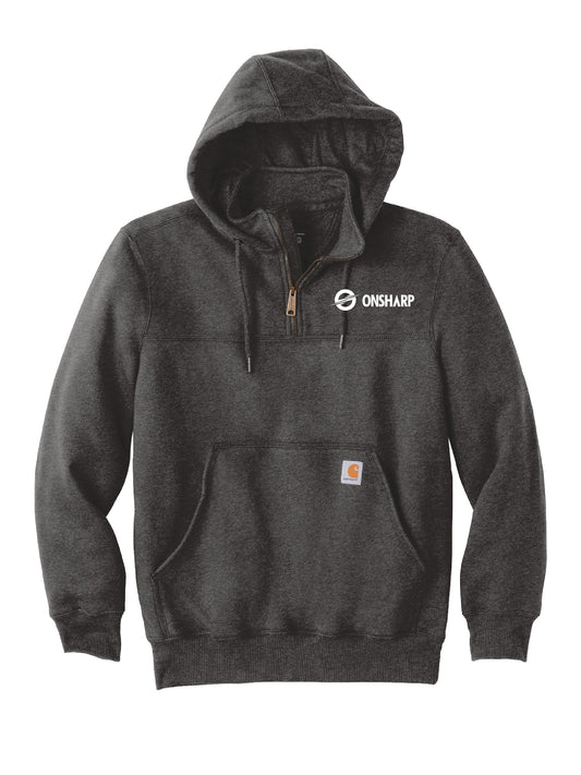 OS300. Carhartt Rain Defender Paxton Zip Mock Sweatshirt
