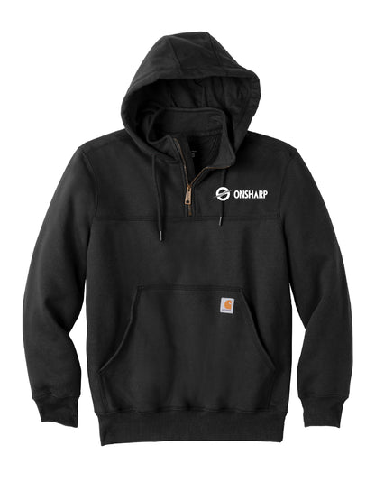 OS300. Carhartt Rain Defender Paxton Zip Mock Sweatshirt