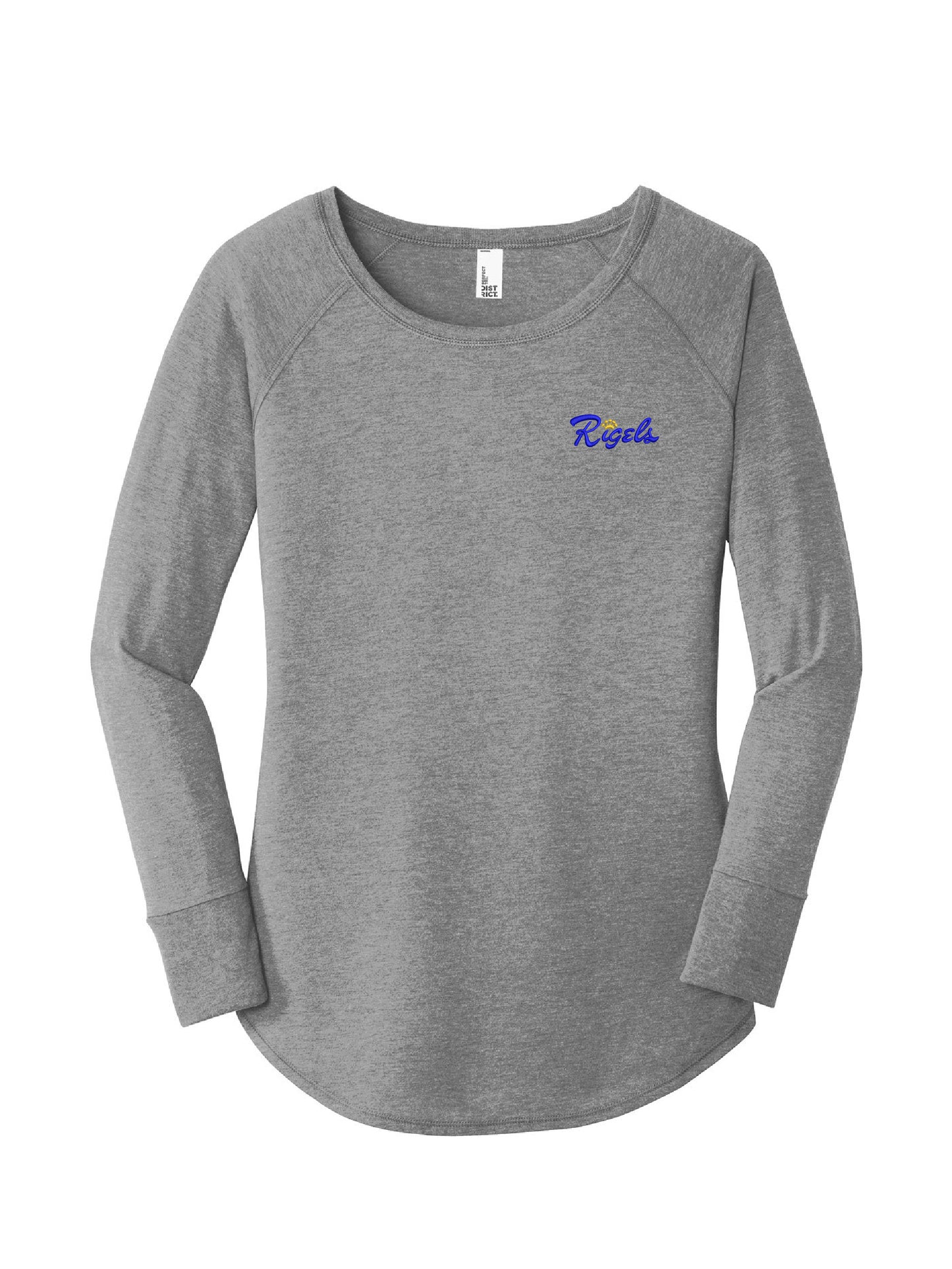 RH201. District® Women's Perfect Tri® Long Sleeve Tunic Tee