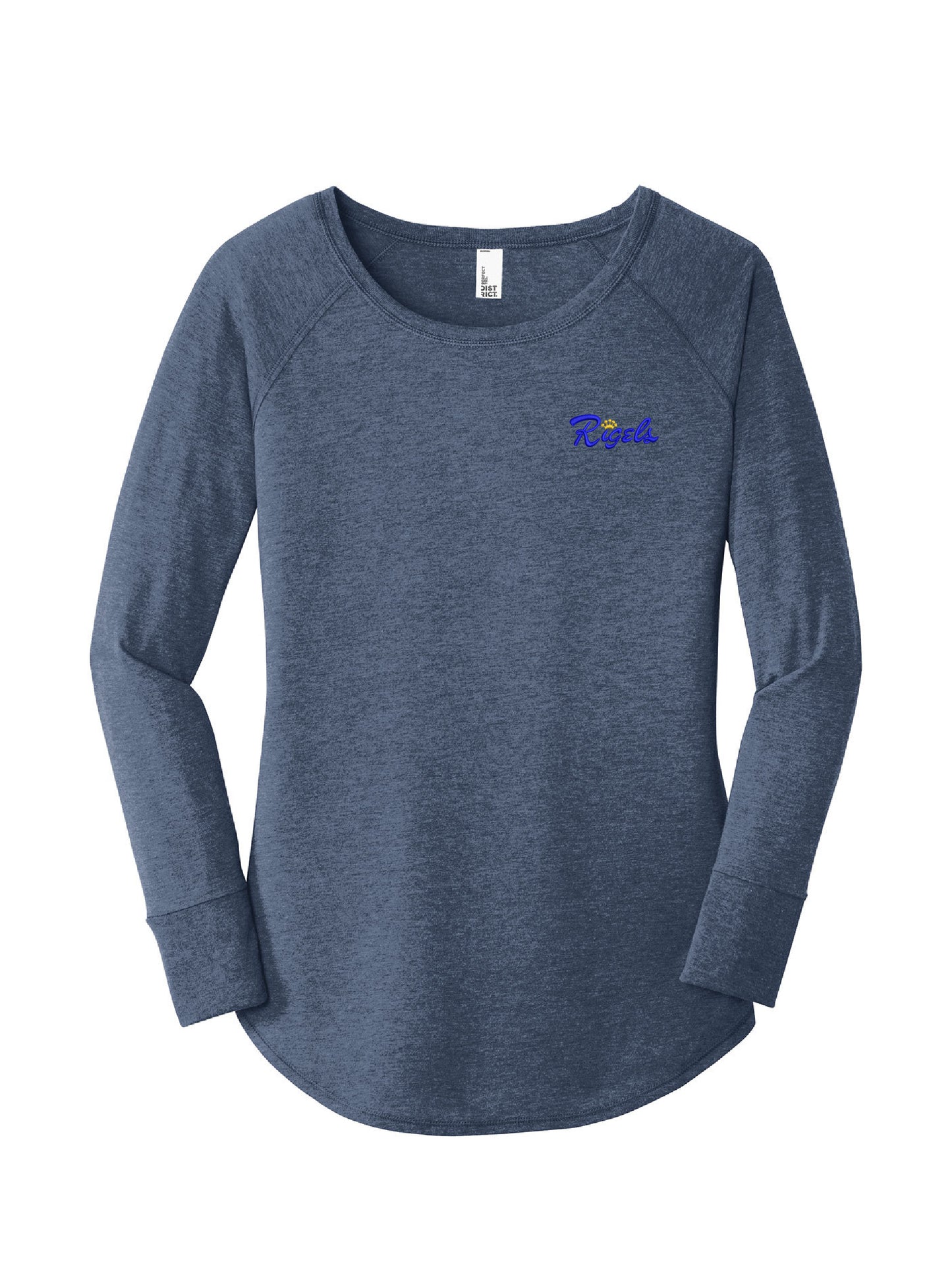 RH201. District® Women's Perfect Tri® Long Sleeve Tunic Tee