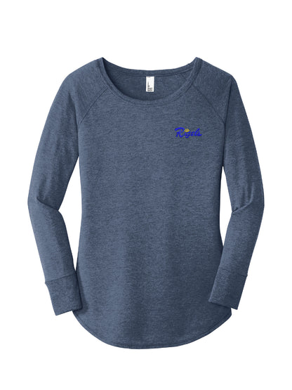RH201. District® Women's Perfect Tri® Long Sleeve Tunic Tee