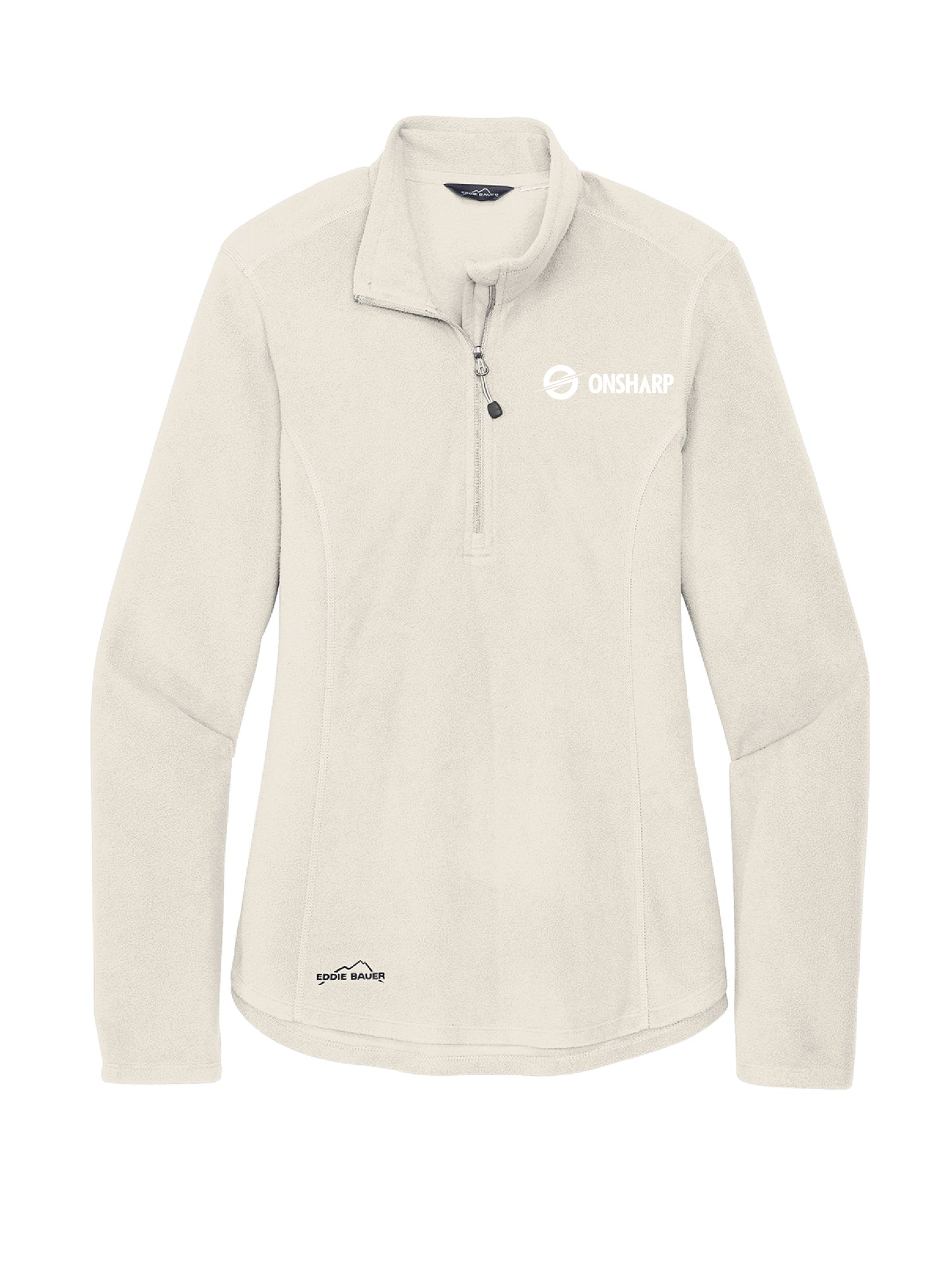 OS103. Eddie Bauer Women's 1/2 Zip Microfleece Jacket