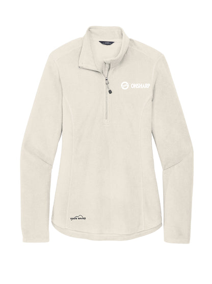 OS103. Eddie Bauer Women's 1/2 Zip Microfleece Jacket