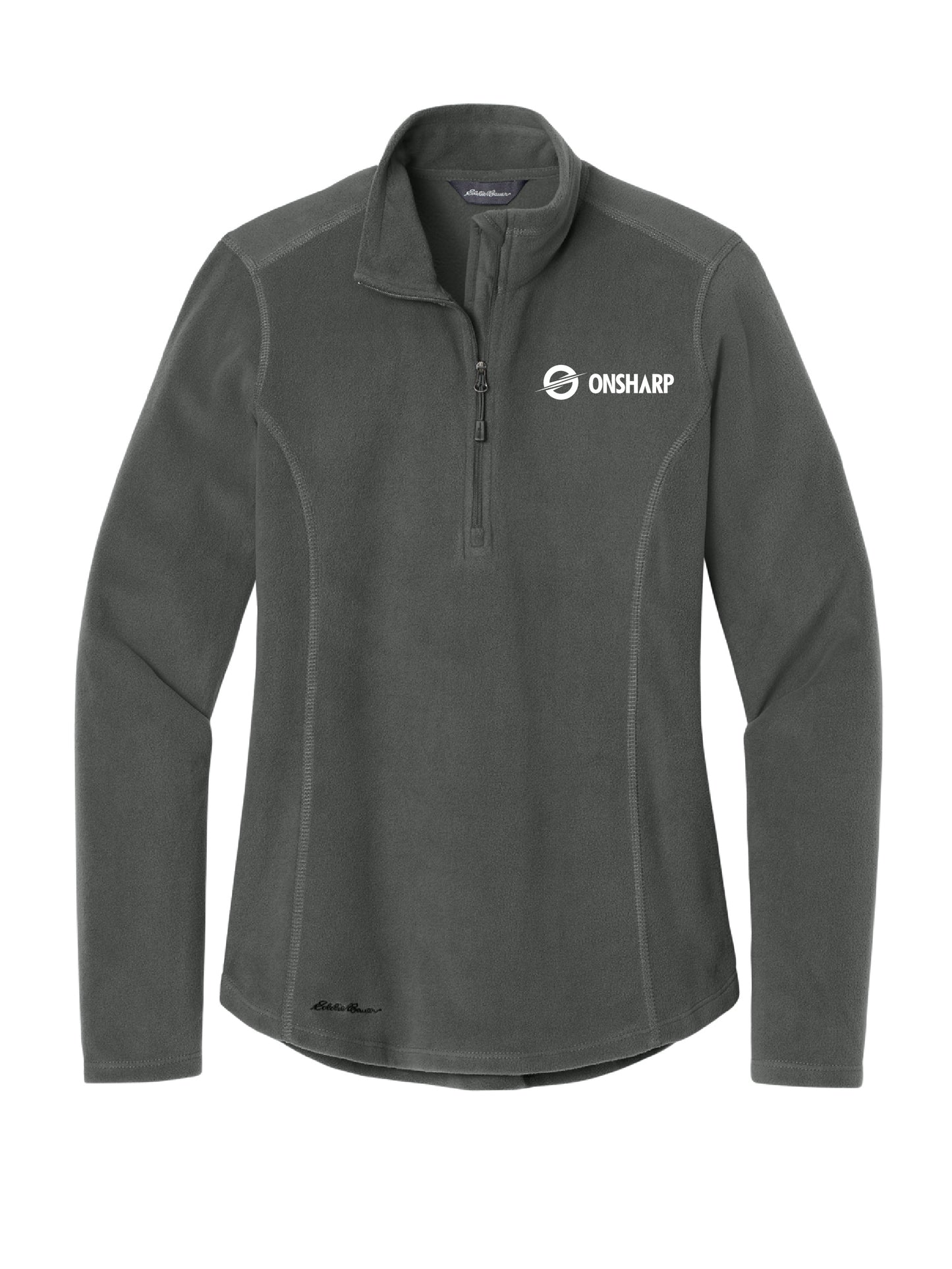 OS103. Eddie Bauer Women's 1/2 Zip Microfleece Jacket