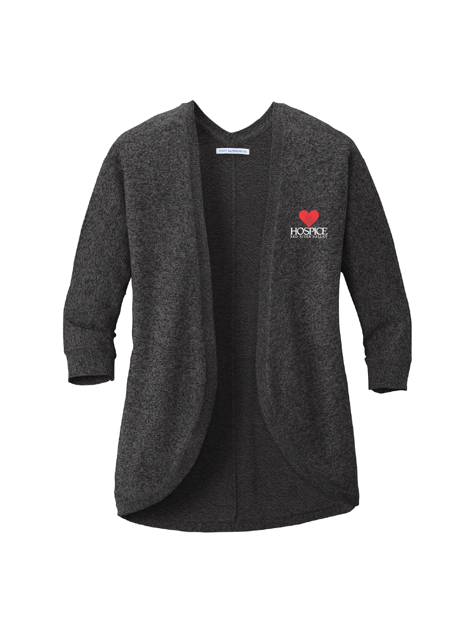 HRRV115. Port Authority Ladie Marled Cocoon Sweater