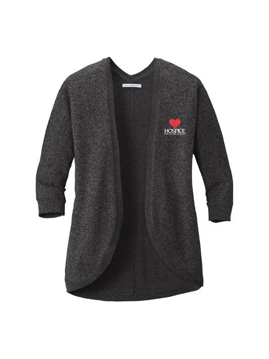 HRRV115. Port Authority Ladie Marled Cocoon Sweater