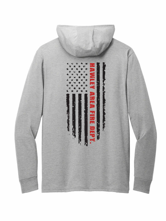 HFD103. Allmade Unisex Tri-Blend Hoodie Tee