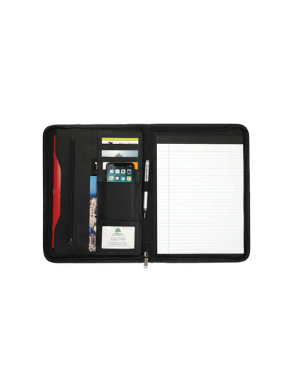 AC108. Executive DuraHyde Zippered Padfolio
