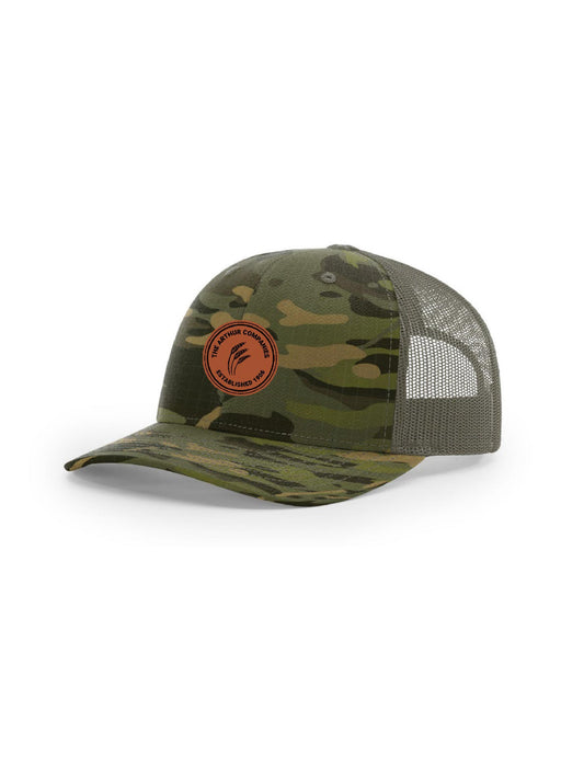AC110. Richardson Printed Tactical Trucker Hat