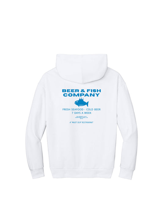 BAF123. "Beer & Fish Company" Heavyweight Fleece Hoodie