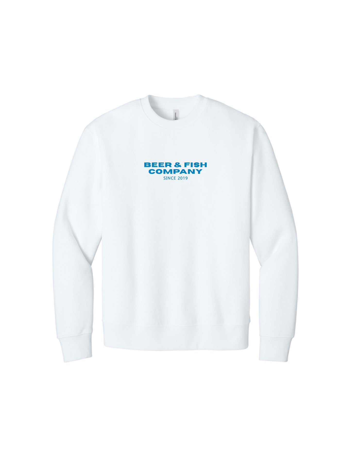 BAF121. "Beer & Fish Company" Unisex Heavyweight Crewneck Sweatshirt