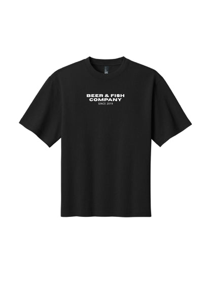 BAF101. "Beer & Fish Company" Oversized Gritty Tee